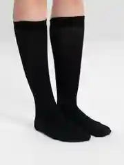 Черный гольфы и носки женские, однотонные