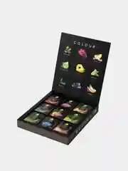 Набор чая Curtis Colour tea set, 54 пакетика, ассорти 9 вкусов, подарочная упаковка, 84,6г