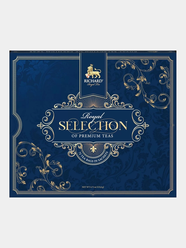 Чай RICHARD "ROYAL SELECTION OF PREMIUM TEAS", ассорти, 72 пакетика