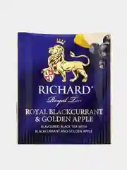 Чай чёрный Richard Royal Blackcurrant and Golden Apple, 25 пакетиков по 1,7 г