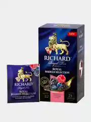 Чай чёрный Richard Royal Berries Selection, лесные ягоды, 25 пакетиков