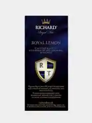Чай черный Richard Royal Lemon, ароматизированный, 25 пакетиков по 1,5 г