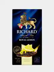 Чай черный Richard Royal Lemon, ароматизированный, 25 пакетиков по 1,5 г