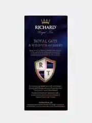 Чай черный Richard Royal Goji and Wild Strawberry, ароматизированный, 25 пакетиков по 1,5г