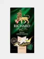 Чай зеленый Richard Royal Green Jasmine, ароматизированный, 25 пакетиков по 2 г