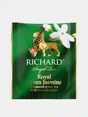Чай зеленый Richard Royal Green Jasmine, ароматизированный, 25 пакетиков по 2 г