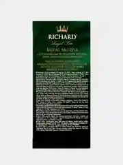 Чай зеленый Richard Royal Melissa, ароматизированный, 25 пакетиков по 1,5 г