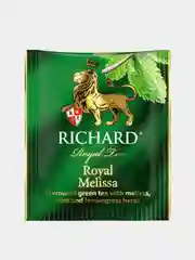 Чай зеленый Richard Royal Melissa, ароматизированный, 25 пакетиков по 1,5 г