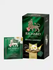 Чай Richard Royal Camomile, из цветов ромашки, 25 пакетиков по 1,2 г