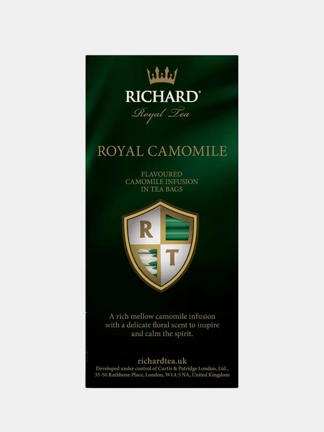 Чай Richard Royal Camomile, из цветов ромашки, 25 пакетиков по 1,2 г
