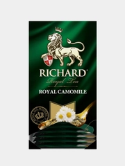 Чай Richard Royal Camomile, из цветов ромашки, 25 пакетиков по 1,2 г