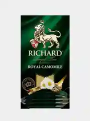 Чай Richard Royal Camomile, из цветов ромашки, 25 пакетиков по 1,2 г