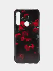 Оранжевый силиконовый чехол для Honor 9X / 9X Premium / Huawei P Smart Z / Y9 Prime, с принтом, с рисунком (Хонор 9Х / у9 Прайм)