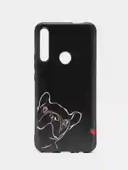 Песочный хаки силиконовый чехол для Honor 9X / 9X Premium / Huawei P Smart Z / Y9 Prime, с принтом, с рисунком (Хонор 9Х / у9 Прайм)