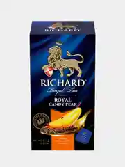 Чай черный Richard Royal Candy Pear, со вкусом карамелизированной груши, 25 пакетиков