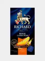 Чай черный Richard Royal Candy Pear, со вкусом карамелизированной груши, 25 пакетиков
