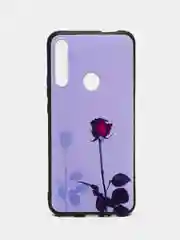 Серебряный силиконовый чехол для Honor 9X / 9X Premium / Huawei P Smart Z / Y9 Prime, с принтом, с рисунком (Хонор 9Х / у9 Прайм)