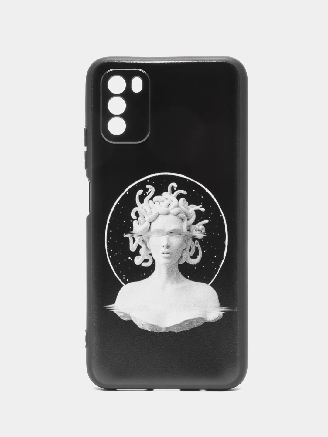 Карамельный чехол силиконовый для Xiaomi POCO M3 (Сяоми Поко М3), с принтом, с рисунком