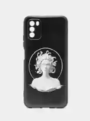 Карамельный чехол силиконовый для Xiaomi POCO M3 (Сяоми Поко М3), с принтом, с рисунком