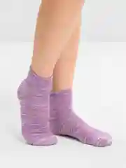 Фиолетовый носки женские POOPSOCKS, средней длины