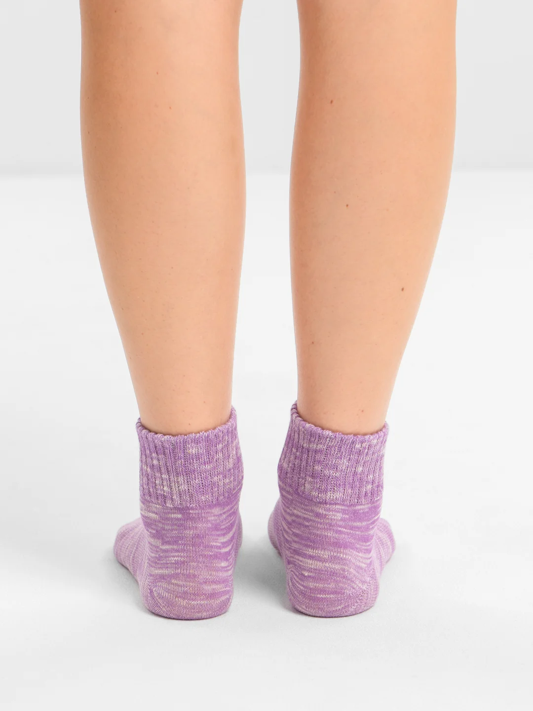 Фиолетовый носки женские POOPSOCKS, средней длины