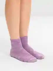 Фиолетовый носки женские POOPSOCKS, средней длины