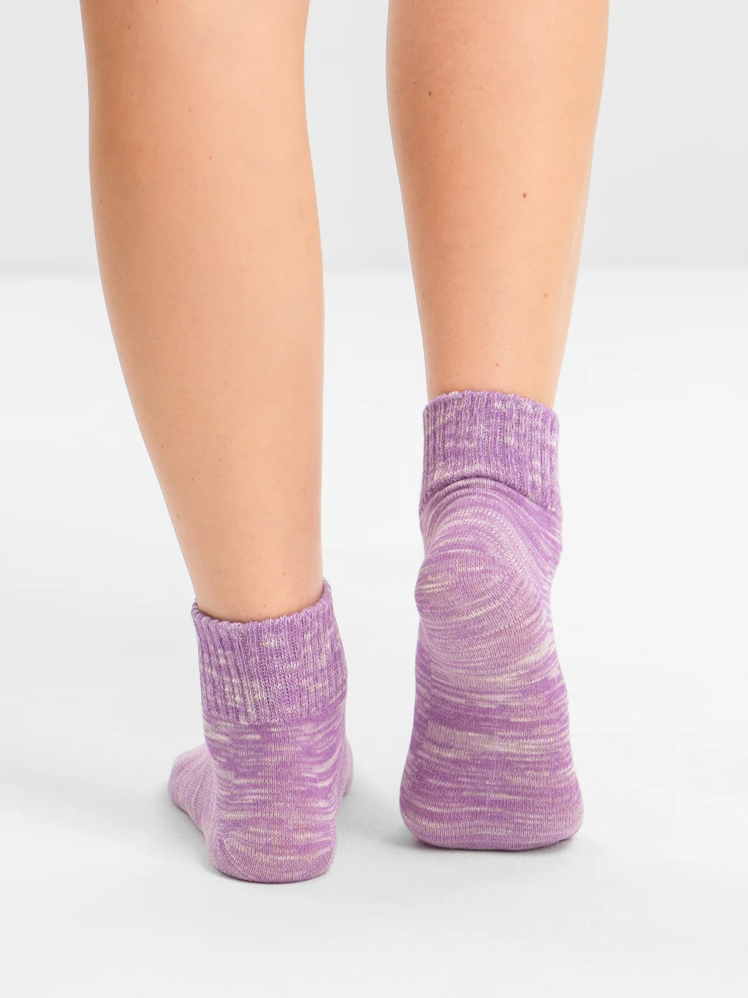 Фиолетовый носки женские POOPSOCKS, средней длины