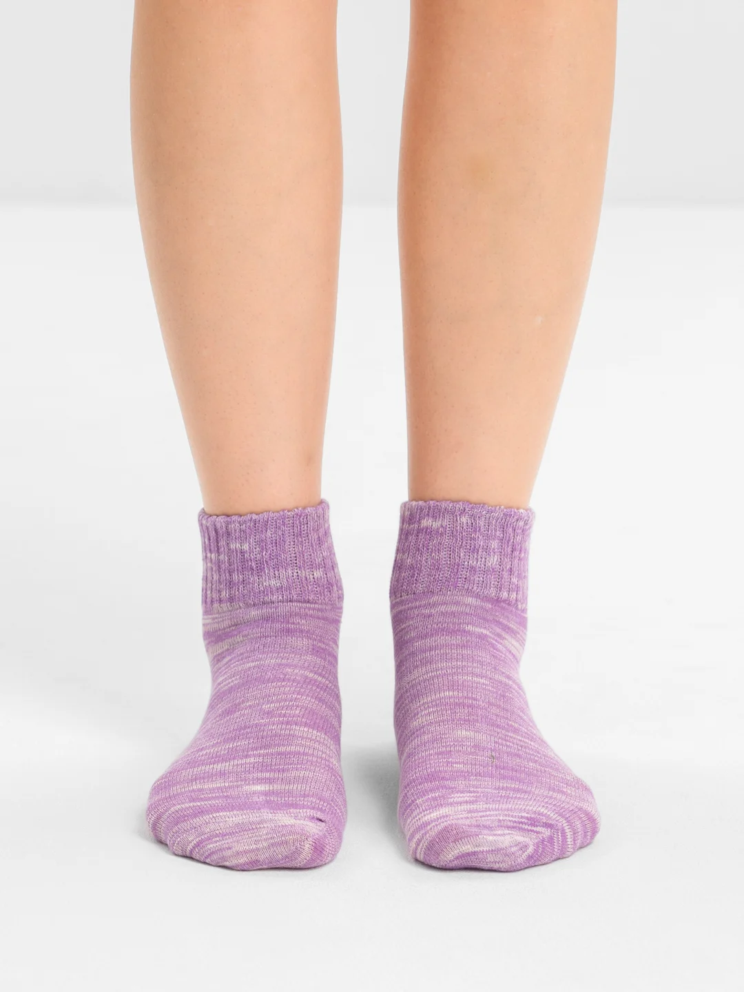 Фиолетовый носки женские POOPSOCKS, средней длины