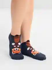 Синий женские носки из хлопка