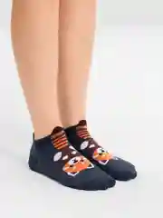 Синий женские носки из хлопка