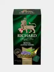 Чай травяной Richard Royal Alpine Herbs, 7 альпийских трав, 25 пакетиков по 1,3 г