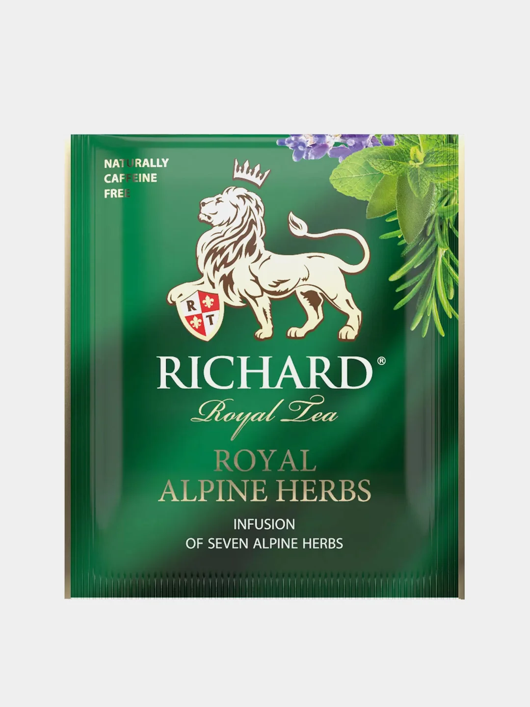 Чай травяной Richard Royal Alpine Herbs, 7 альпийских трав, 25 пакетиков по 1,3 г