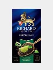 Чай чёрный Richard Kings Choice, ароматизированный, 25 пакетиков по 2 г