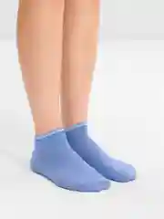 Голубой носки короткие, унисекс, носки белые, носки черные