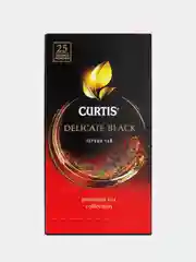 Чай черный Curtis Delicate Black, 25 пакетиков, мелколистовой, 42,5 г