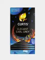 Чай черный Curtis Elegant Earl Grey, 25 пакетиков, с бергамотом, мелколистовой, 42,5 г