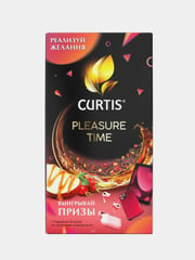 Чай черный Curtis Pleasure Time, 25 пакетиков, c шиповником и яблоком, 37,5 г