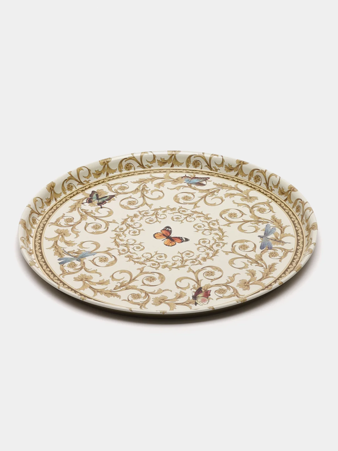 Поднос сервировочный Agness коллекция "Rococo", 33*2,1 см