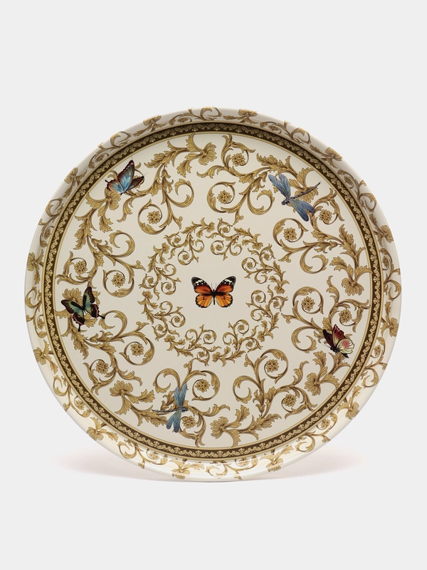 Поднос сервировочный Agness коллекция "Rococo", 33*2,1 см