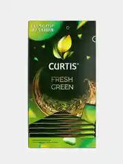Чай зеленый Curtis Fresh Green, 25 пакетиков, мелколистовой, 37,5 г