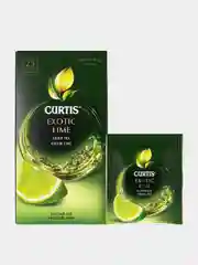 Чай зеленый Curtis Exotic Lime 25 пакетиков, c ароматом лайма и цедрой, 37,5 г