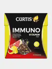Чай черный Curtis Immuno 15 пирамидок, с цедрой апельсина и лимона, 25,5 г