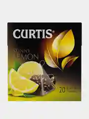 Чай черный Curtis Sunny Lemon, 20 пирамидок, с ароматом лимона и цитрусовых, 34 г