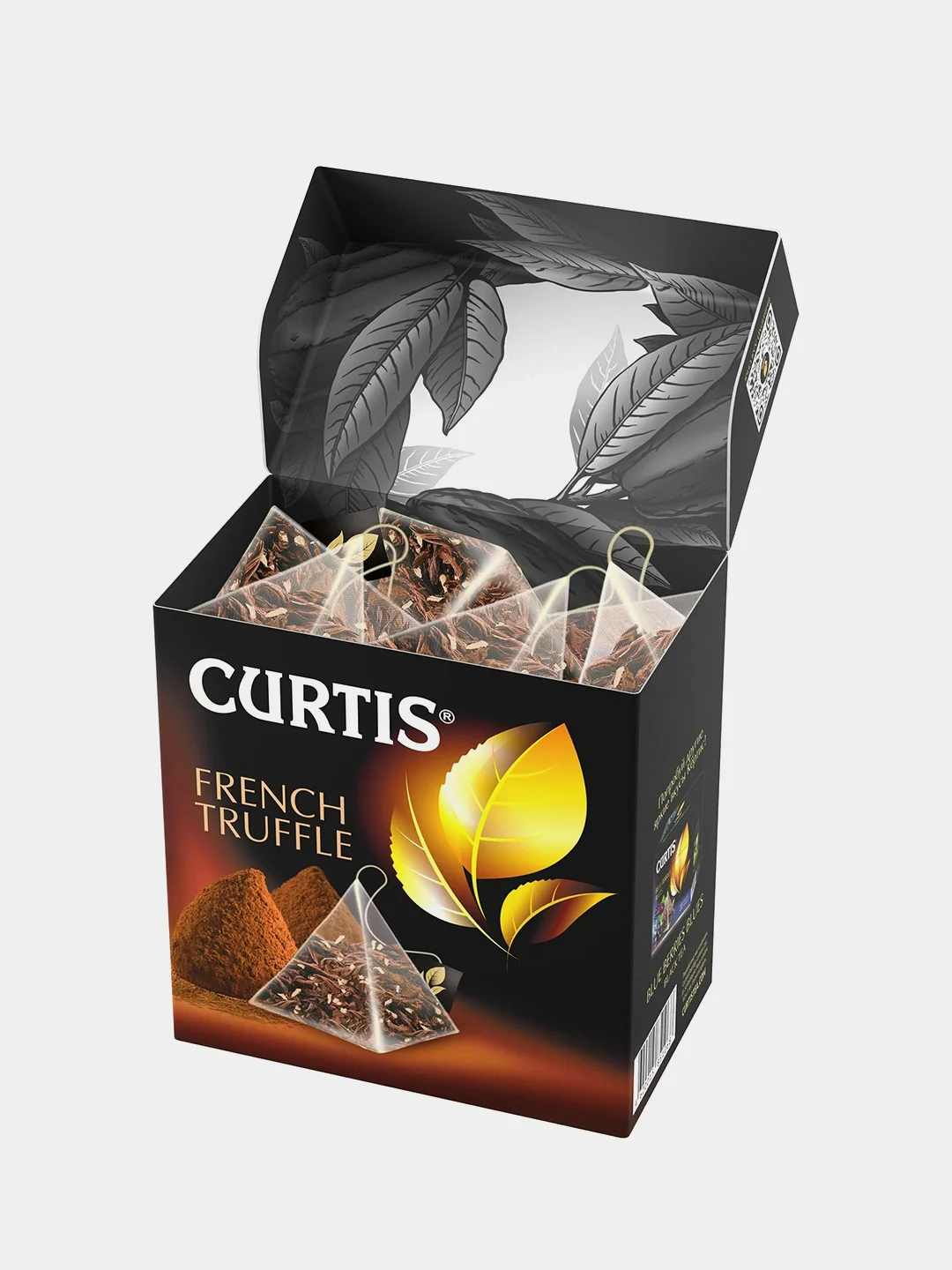 Чай черный Curtis French Truffle, 20 пирамидок, со вкусом трюфеля и кокоса, 36 г