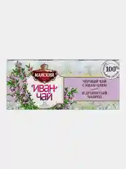 Чай чёрный Майский "Иван-чай" с чабрецом, 25 пакетиков по 1,5 г