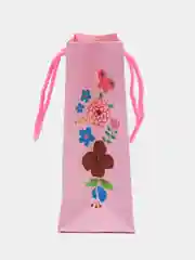 Розовый подарочный бумажный пакет "Thank You"