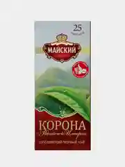 Чай чёрный Майский "Корона Российской Империи", 25 пакетиков по 2 г
