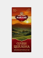 Чай чёрный Майский "Сердце Цейлона", 25 пакетиков по 1,7 г
