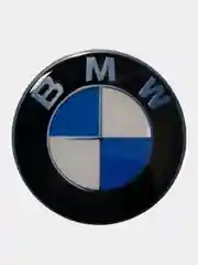 3D наклейка стикер на телефон, салон автомобиля BMW, БМВ, 1 шт, диаметр 4 см