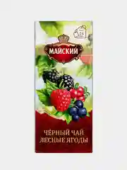 Чай чёрный Майский "Лесные Ягоды", 25 пакетиков по 1,5 г